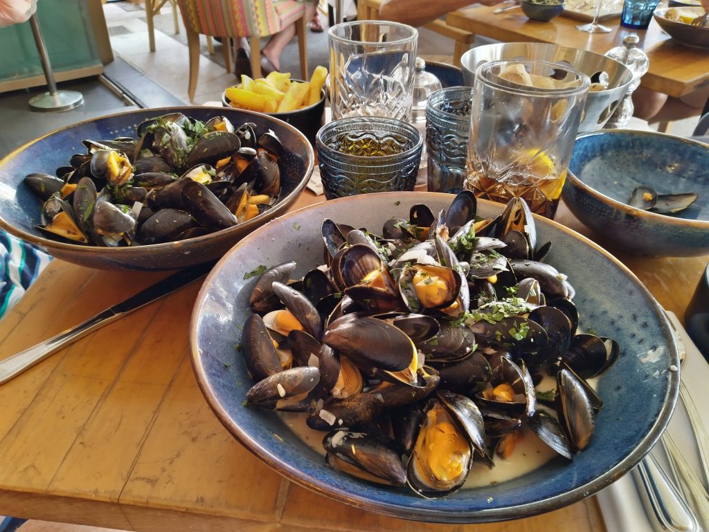 Moules by the Marina in Cannes