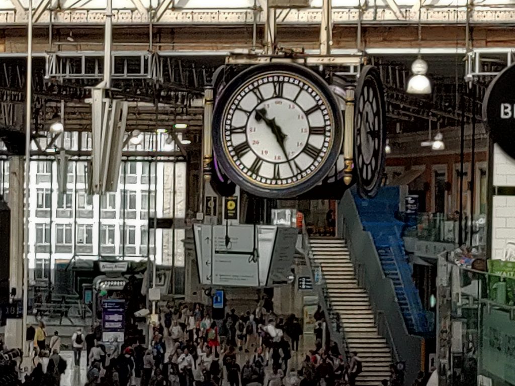 The Clock at London Waterloo