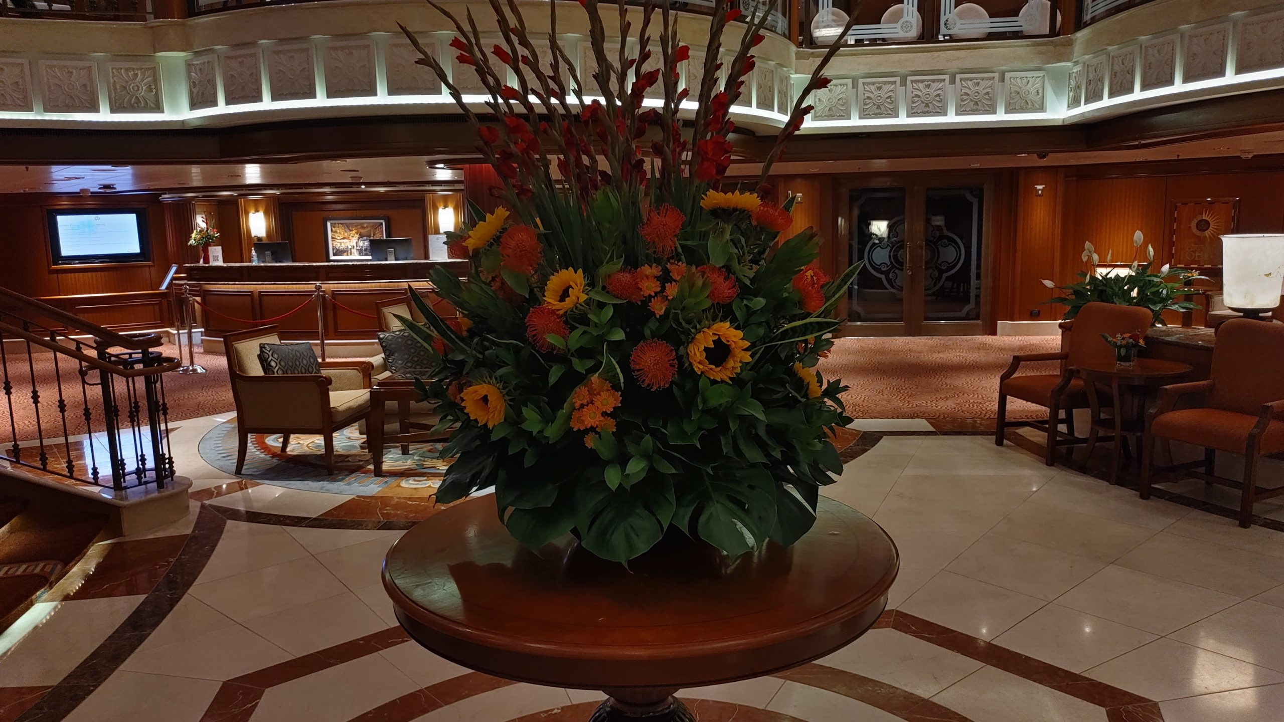 Grand Lobby floral display
